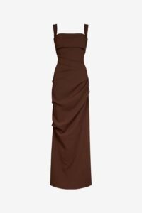 BROWN LONG ONE PEICE
