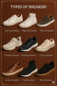 9 types of sneakers every man should know men’s shoe guide