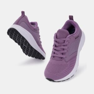 a breathable mesh knit upper for ventilation and a…