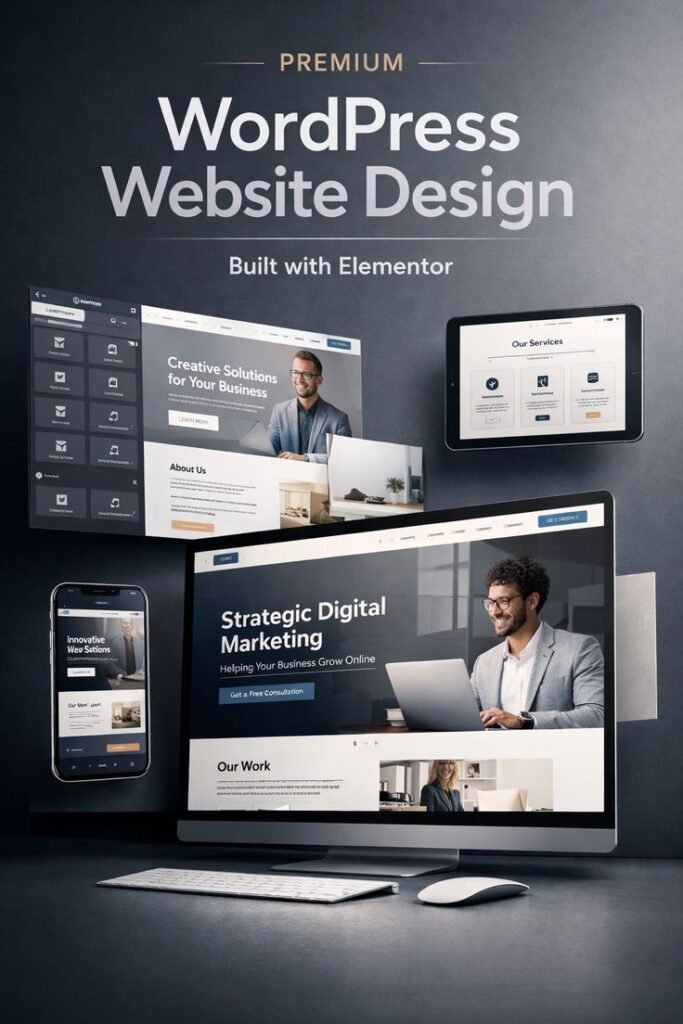 Professional website creation services banner”