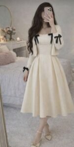aesthetic long dress