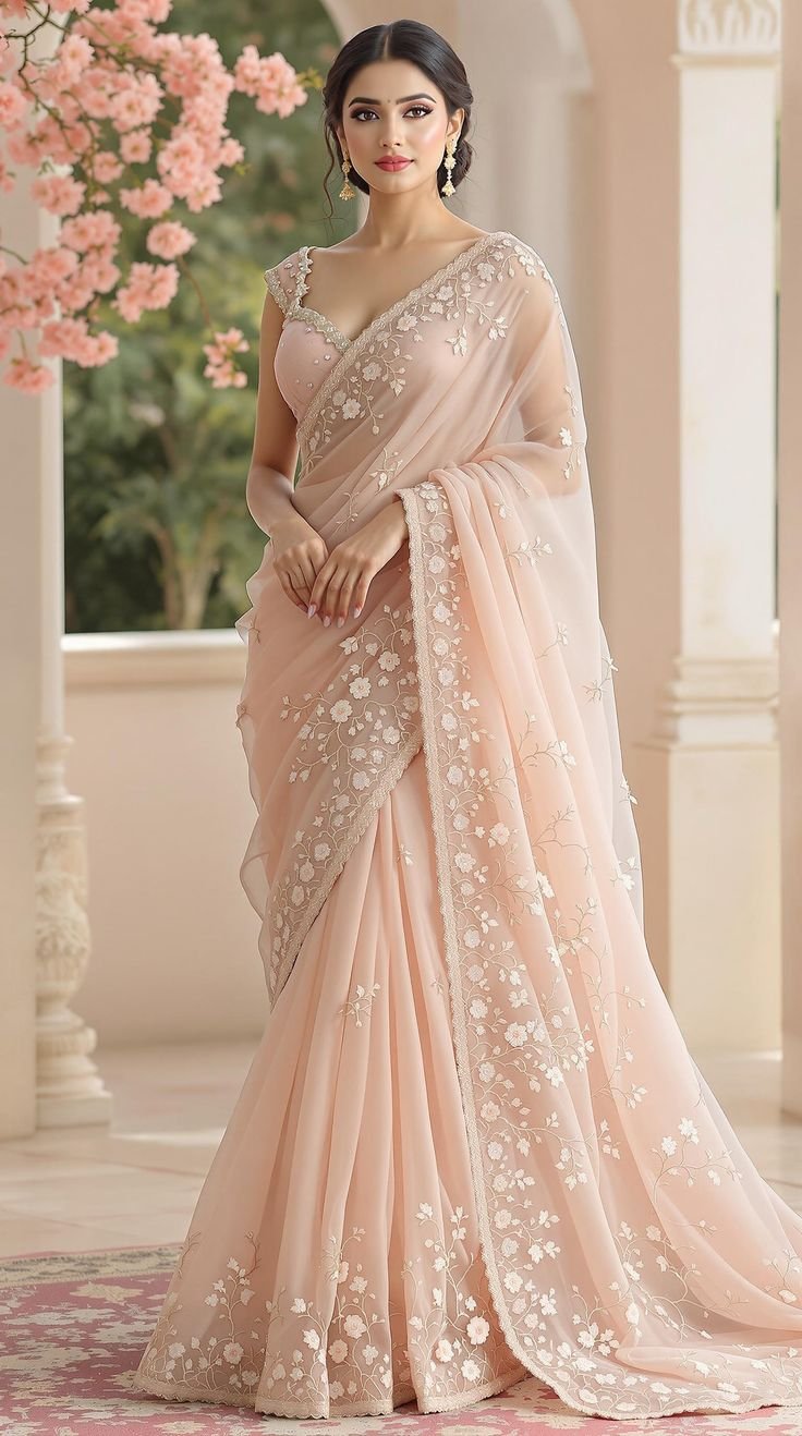 party wear net saree Designer net saree