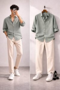 clean minimal men’s outfit 🤍✨