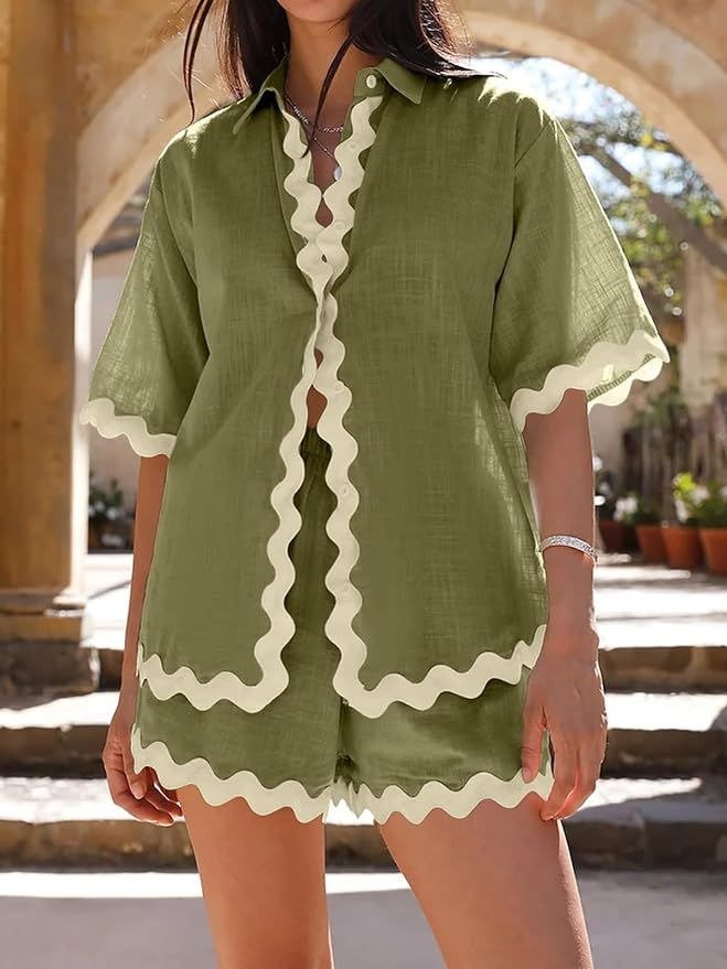 "stylish women summer co-ord set