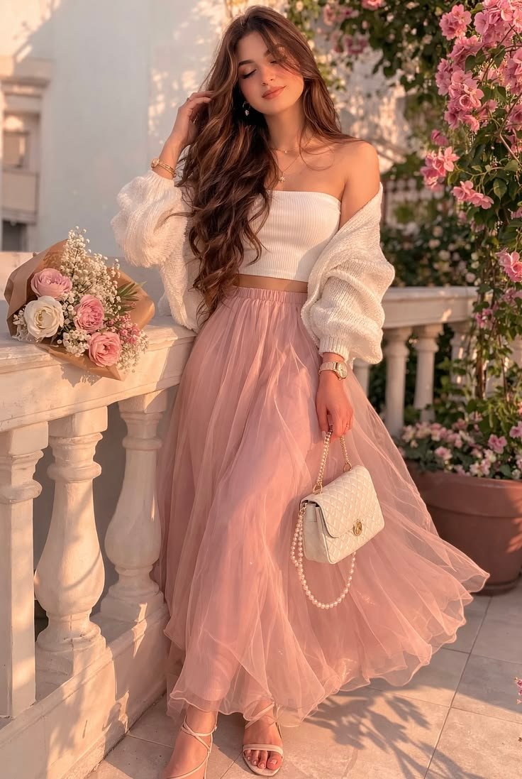 Sleeveless Top & Skirt