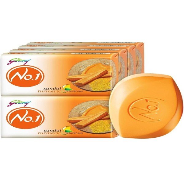 godrej no 1 sandal and turmeric soap pack of 9 (150g each) high tfm (grade 1 soap) soaps for bath long lasting fragrance (2)