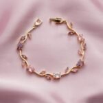 Handsculpted Pink Cherry Blossom Jewelry Set…