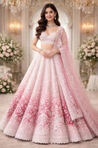 light n dark pink n white colour combo