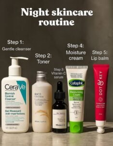 night skincare product