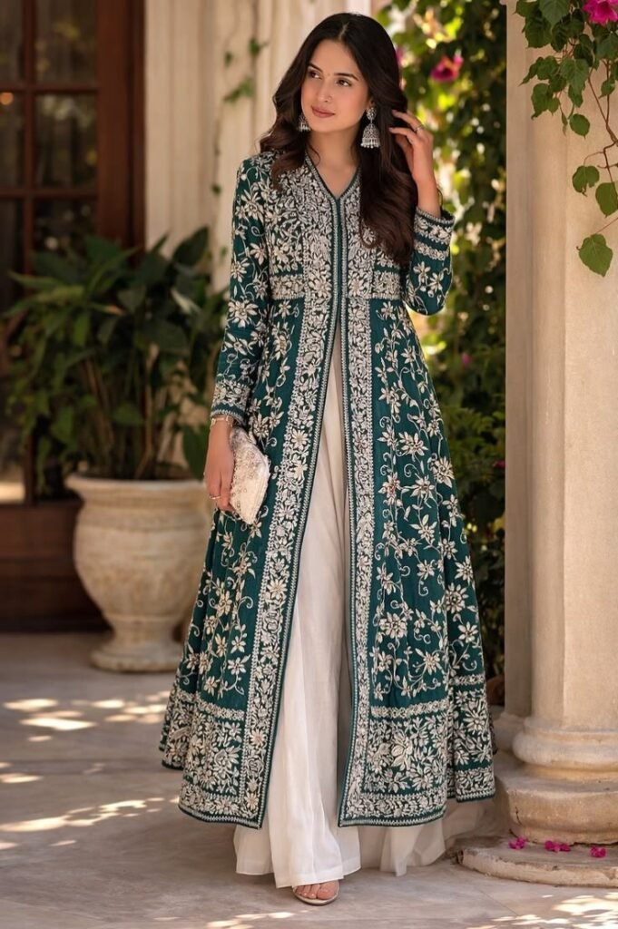 redefine sophistication with this emerald green… (1)