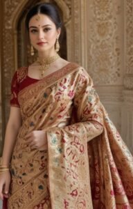 beautiful royal saree