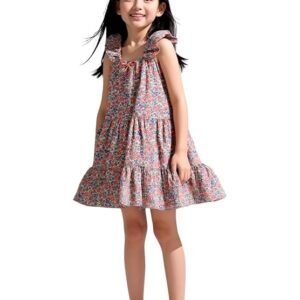Sleeveless Cotton Knee Length Dress