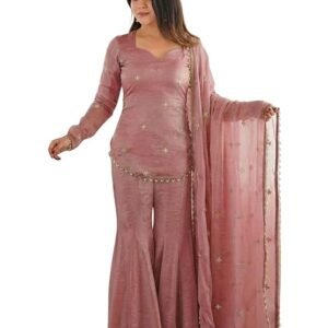 kurti sharara dupatta set for women | elegant ethnic wear