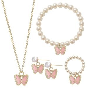 Pearl Butterfly Gems Set