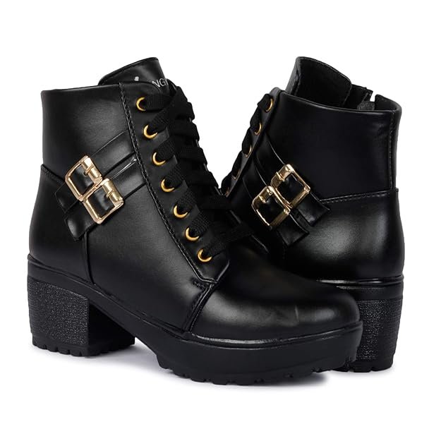 longwalk women fashion casual boot high ankle heel for girls boot longwalk women fashion casual boot high ankle heel for girls boot