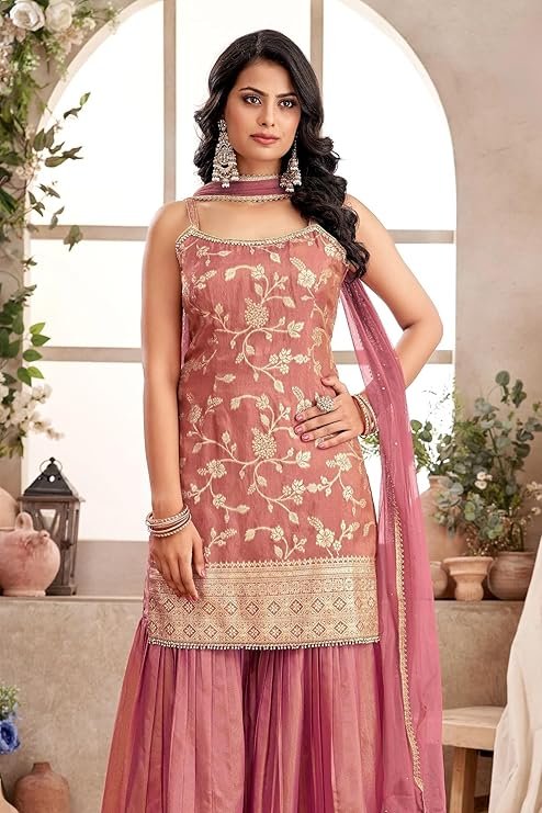 Sharara Set for Women – Traditional Ethnic Outfit for Festive Wear - Image 2