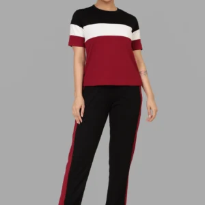 jk creation colorblock women track suit