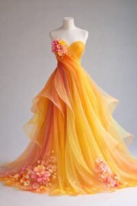 best 4 sunset flame princess dress 5999 |evening wear
