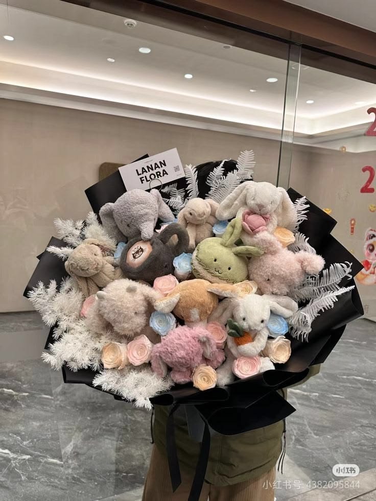 [ flowers ]but plush aque