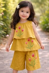 hand painted dress for baby girls
