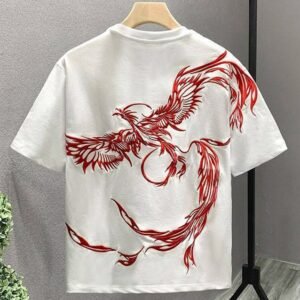 white o neck cotton t-shirts for men