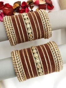 malika bangle set stack