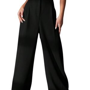 Formal Trousers for Women | High Rise Korean Style Flared Office Wear Pants