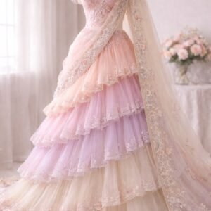 pastel lehenga for weddings