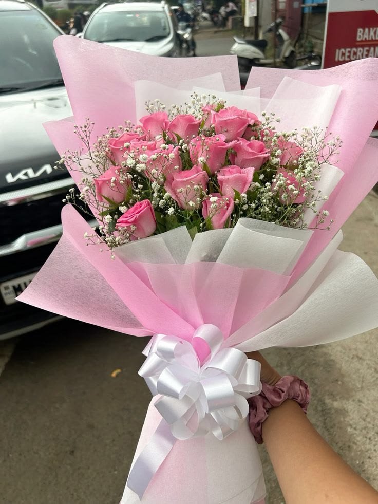 pink birthday delight bouquet pink birthday delight bouquet