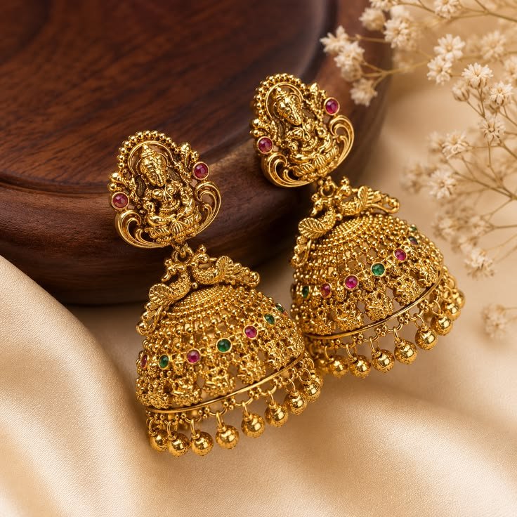 gold tone kundan traditional jhumka earring for women zpfk16735 gold tone kundan traditional jhumka earring for women zpfk16735