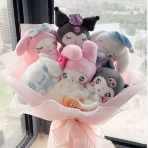 rozi decoration red teddy bear rose – handmade artificial rose teddy bear gift for valentine’s day, anniversary, birthday & home decoration