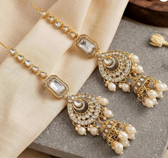 gold plated bridal jewelry set for girls & women bridal jewelry set