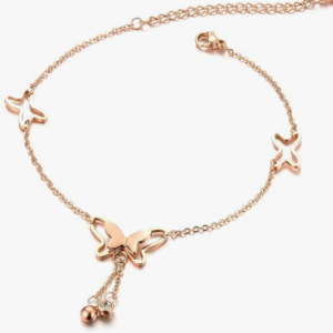 butterfly anklet