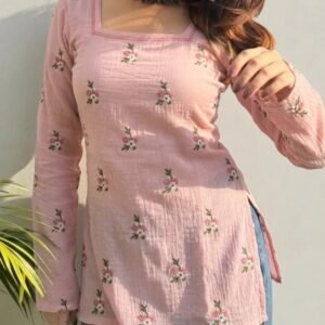 women elegant short kurtis