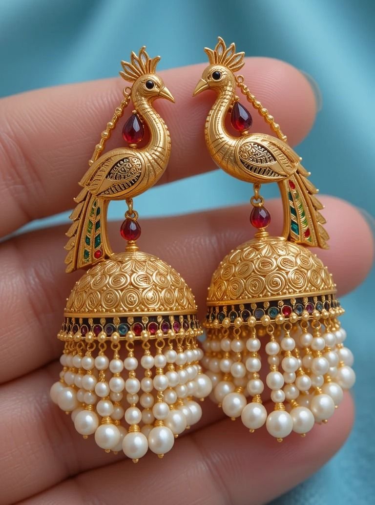 gold tone kundan traditional jhumka earring for women zpfk16735 gold tone kundan traditional jhumka earring for women zpfk16735