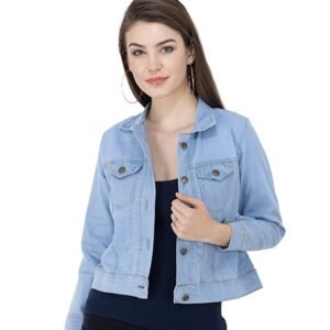 Women’s Solid Regular Jacket – Stylish Casual Wear