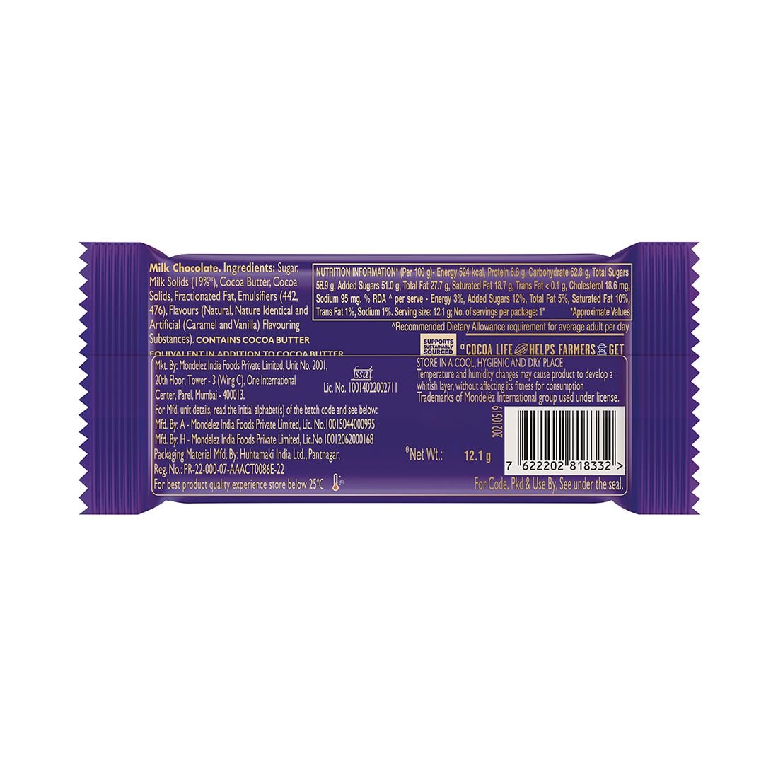 Dairy Milk Chocolate Bar Dairy Milk Chocolate Bar