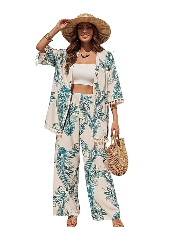 paisley printed co ord set for women | summer outfit paisley printed co ord set for women | summer outfit
