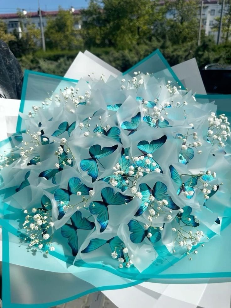 BUTTERFLY FLOWER BOUQUET