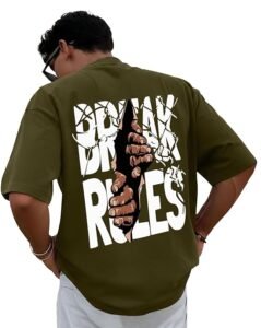 enemy printed t shirt for men