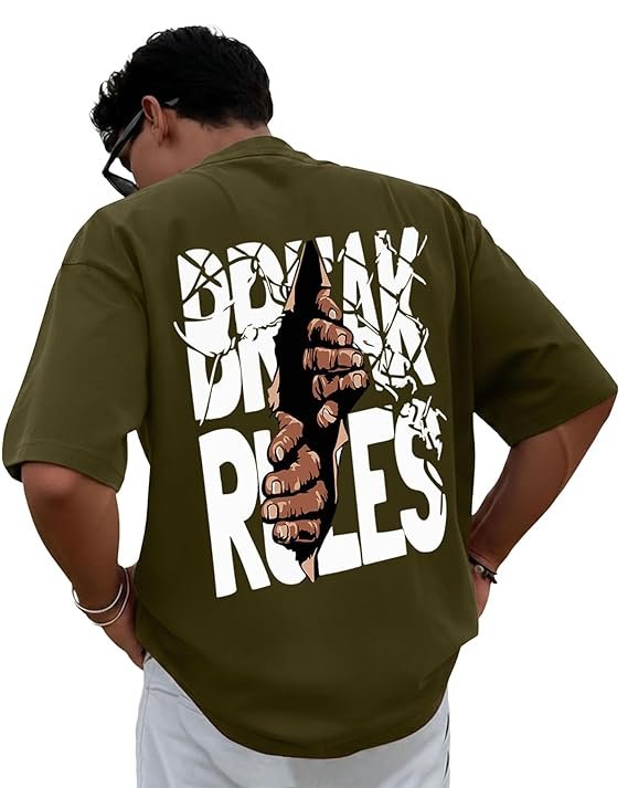 enemy printed t shirt for men