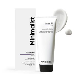minimalist marula moisturizer: hydration for healthy skin