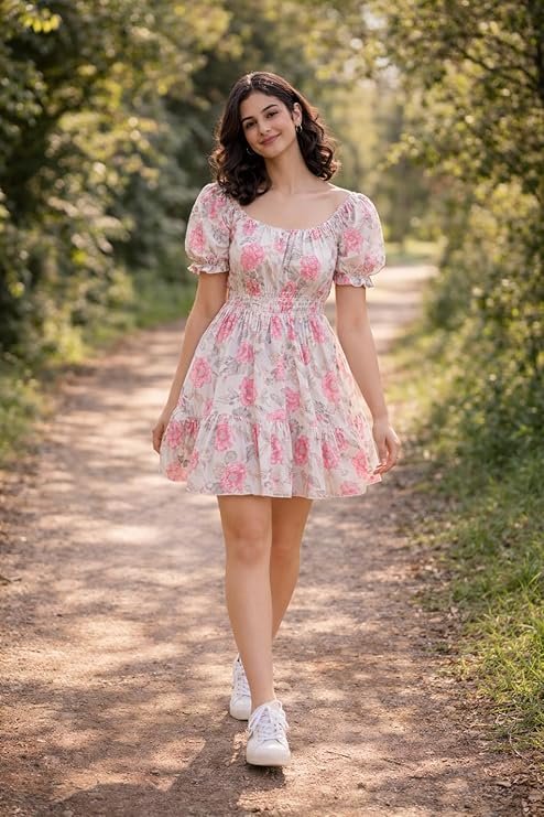 women floral printed dress women floral printed dress