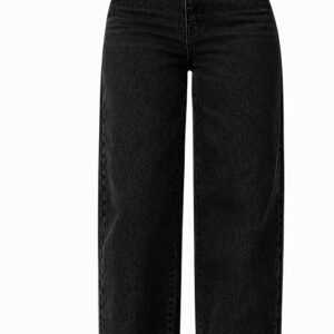 high waist baggy boyfriend style cotton jeans for women & girls