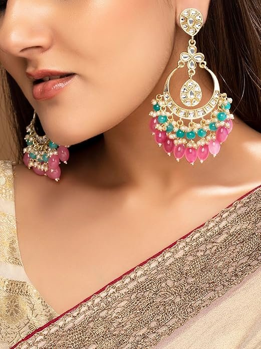 youbella fashion jewellery gold plated pearl jhumka/jhumki earings for women traditional earrings for girls youbella fashion jewellery gold plated pearl jhumka/jhumki earings for women traditional earrings for girls