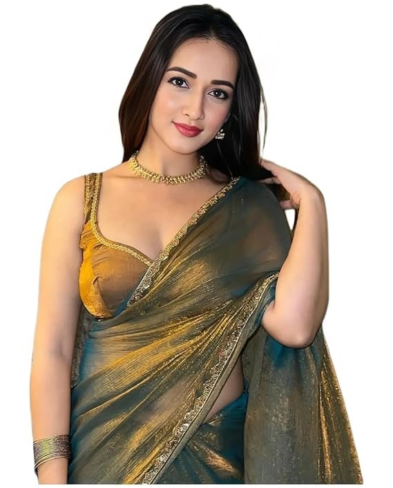 sidhidata women's soft fandy silk saree with hand work lace boarder & comes with unstitched blouse piece (chhaava) sidhidata women's soft fandy silk saree with hand work lace boarder & comes with unstitched blouse piece (chhaava)