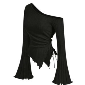 women one shoulder top
