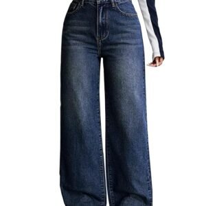 high waist baggy jeans for women